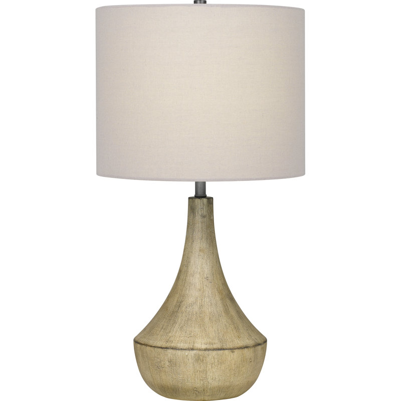 Resin Table Lamp, Whitewash