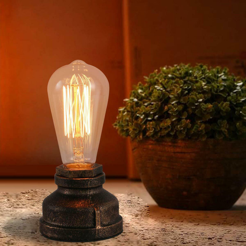 Baysidevillage Metal Desk Lamp, Brushed Copper