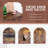 10 Gallon Wooden Tilt Out Open Kitchen Trash Can Cabinet (Not include trash can)-96884847
