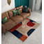Tapis luxueux (3,3 x 5,9 pieds), 60% coton et 40% polyester, 1100 g / m² | Dessous en coton antidérapant, tissé à la machine, impression numérique | Sans velours, éponge de 0,3 po et feutre de 0,2 po | Lavable à 86 ° F | Parfait pour le salon et la chambre à coucher-827752145