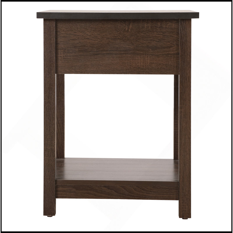 Chic Nightstand, Dark Brown