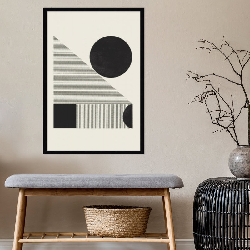 Composition IX by Miuus Studio, Black Framed, 17" W x 25" H