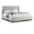 Beige Linen Textured Fabric selected
