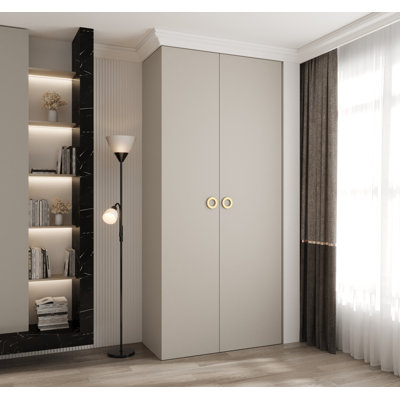 2 Door Manufactured Wood Wardrobe