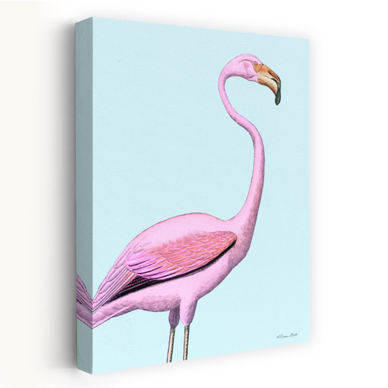 Flamingo by Susan Ball - Wrapped Canvas Print, 91.44 cm H x 60.96 cm W