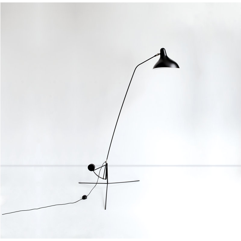 Mantis 66.93'' Black Task Floor Lamp