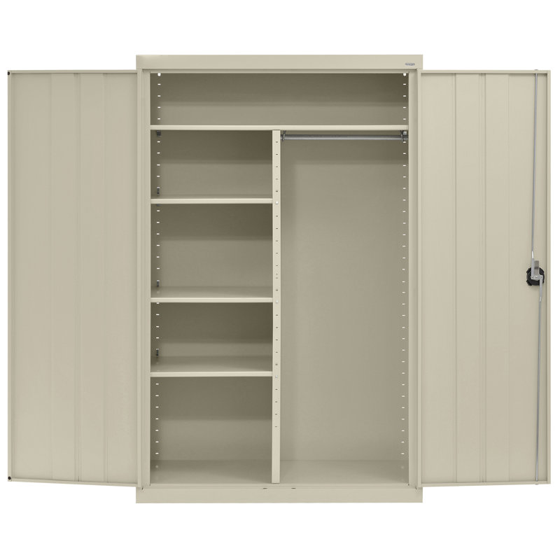 Armoire de rangement à 2 portes Combination, Mastic