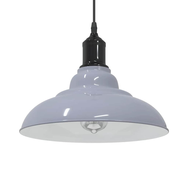Adalinne 1 - Light Gloss Orange Pendant, Gloss Grey