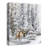 " Snowy Forest Deer "