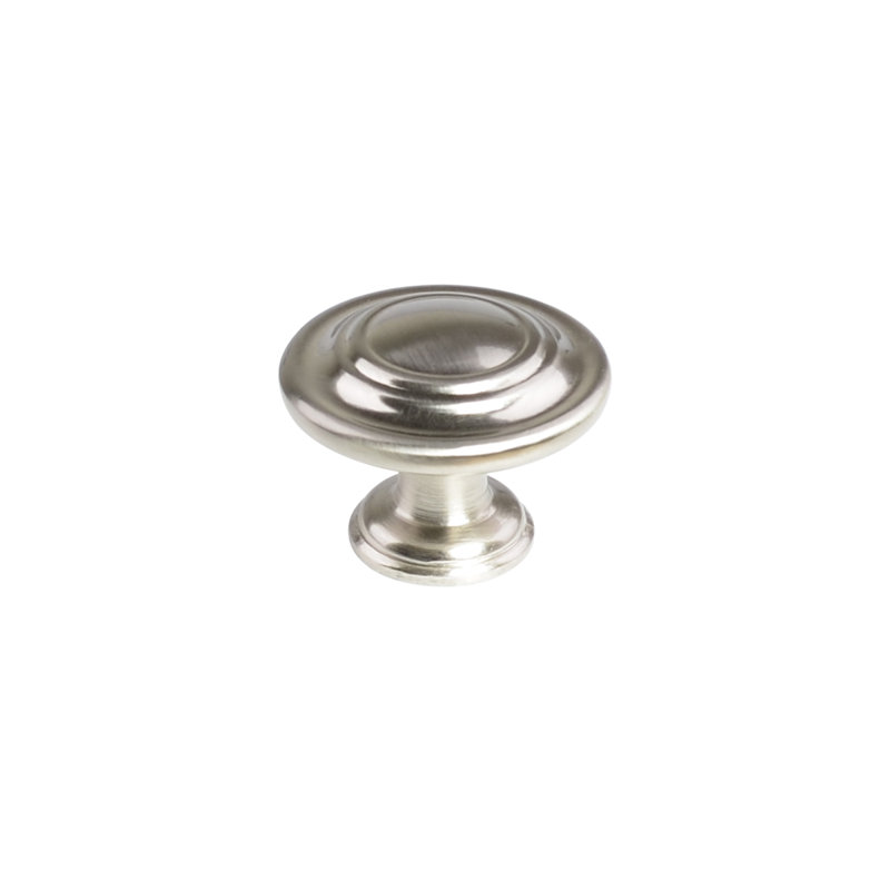 Poignée champignon 1 1/4" diamètre multipaquet, Nickel satiné