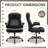 High Back Ergonomic Executive Chair with Headrest-106803590