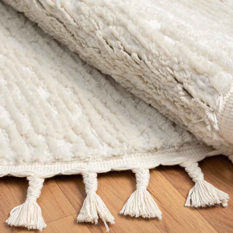 Dream Tapis white Rug, Round 190cm