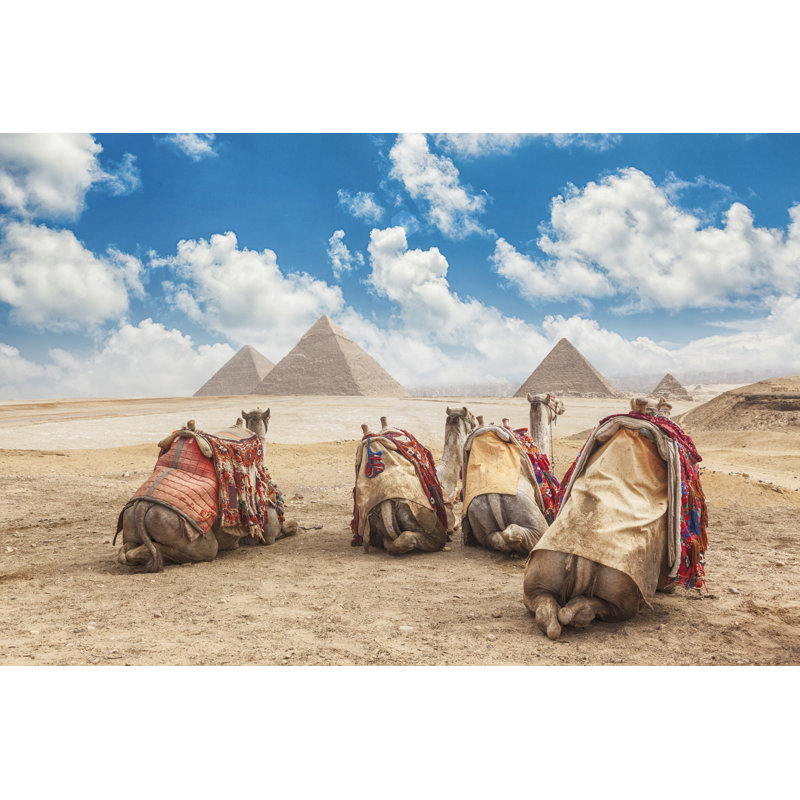 Egypt Cairo - Giza by Merydolla - Wrapped Canvas Print, 20cm H x 30cm W