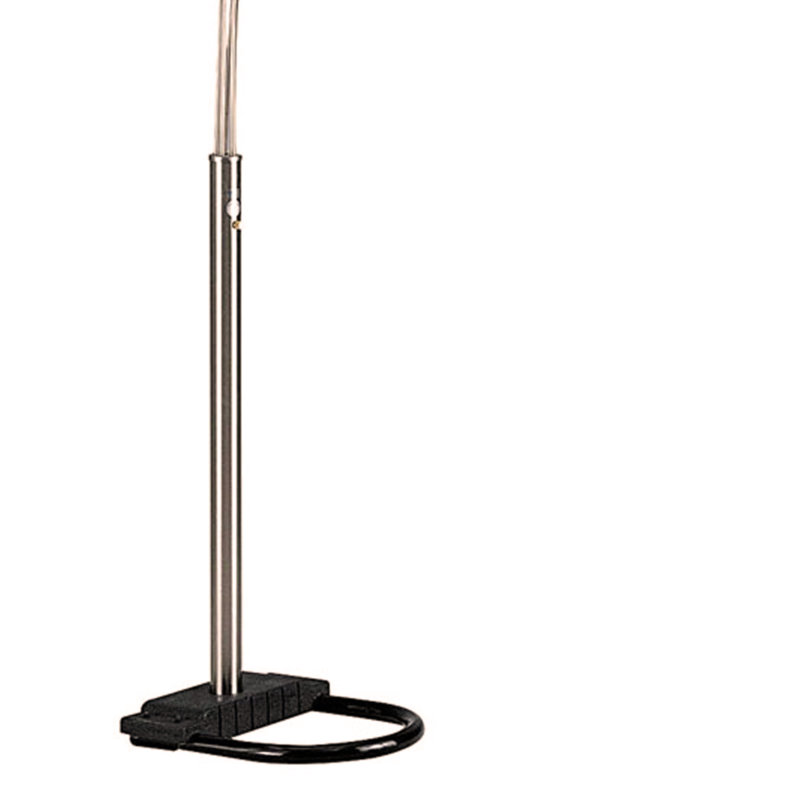84" Tall Metal Floor Lamp with and 5 adjustable Arch Arms, Brushed Nickel