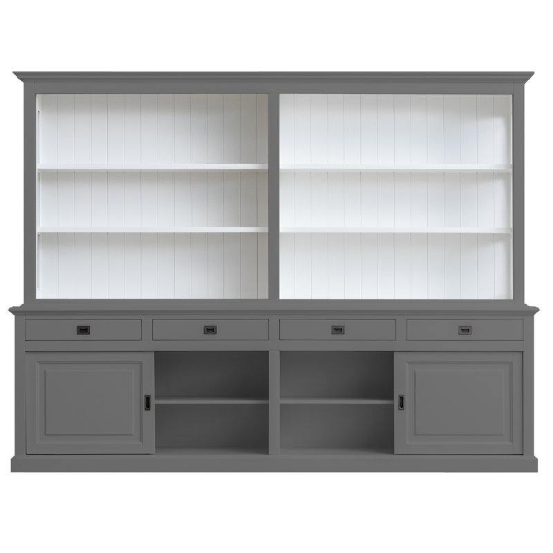 Bush Display Cabinet, Dark Grey