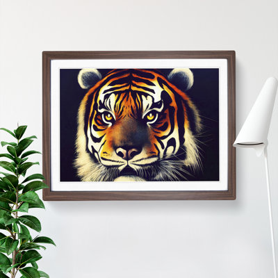 A Tiger Portrait Vol.4 1 Piece Single Picture Frame Wall Art