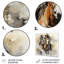 Blanc et brun Bronco Cowboys II - Cowboys, art mural en métal-495649819