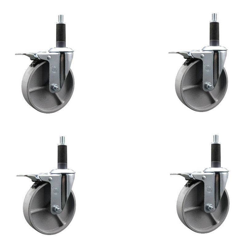 Ensemble de roulettes extensibles 5 po