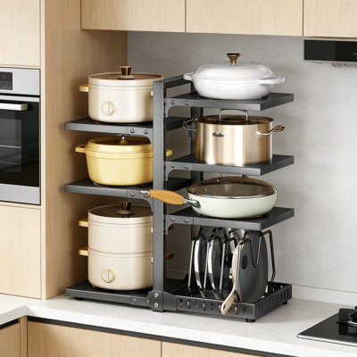Metal Rectangle Countertop / Cabinet Pot Rack