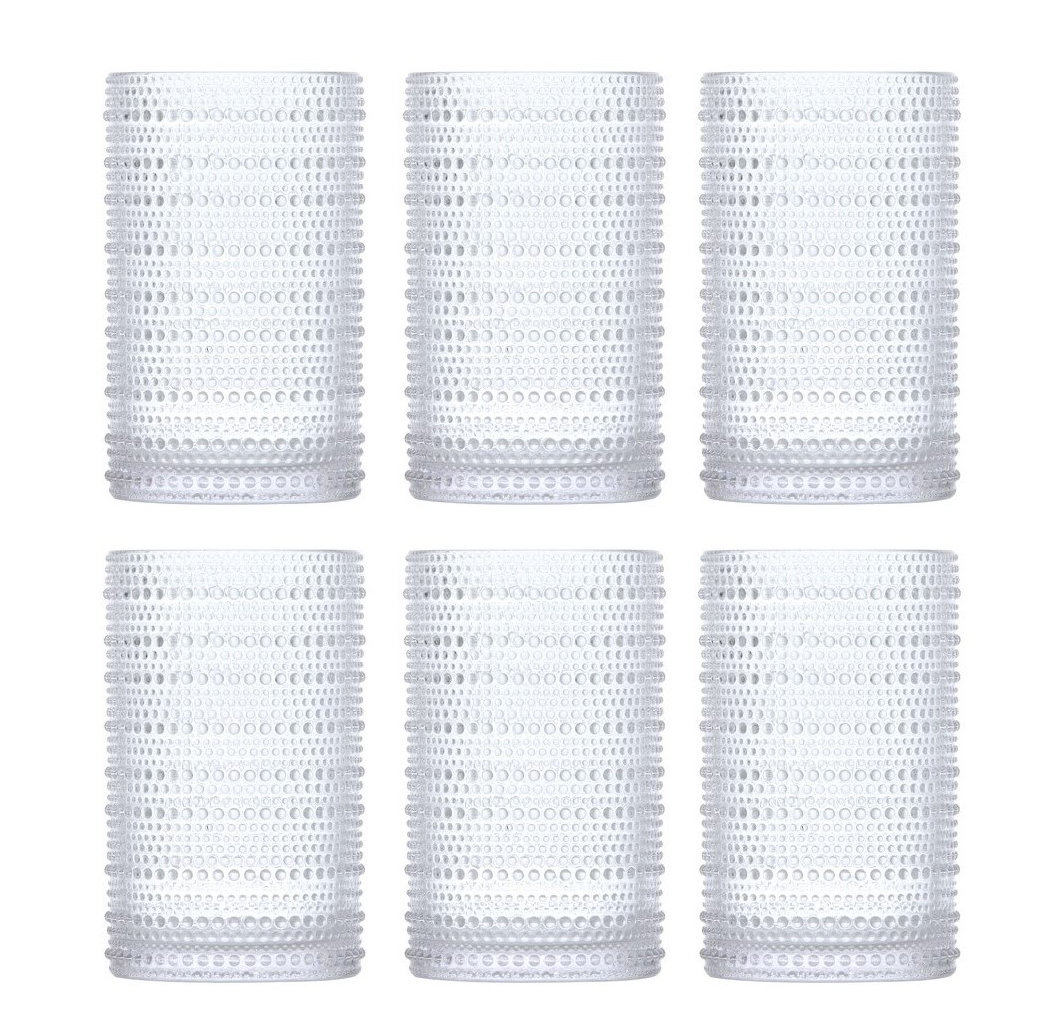 Jupiter Drinking Glass, Clear, 13 oz.