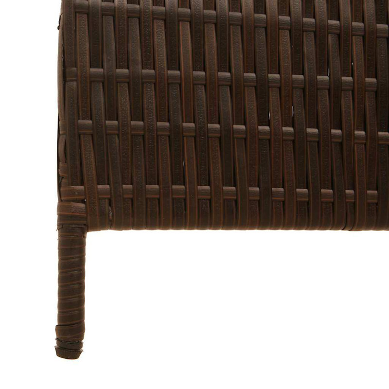 4 - Panel Folding Room Divider, 180cm H x 195cm W x 0.16cm D, Brown