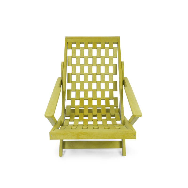Méridienne d'extérieur pliable Pinecrest, Jaune
