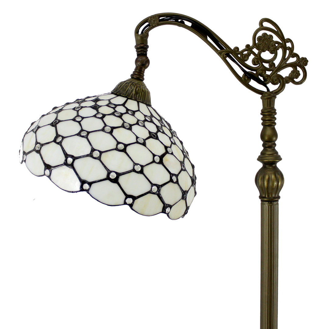 Airanna 64'' Bronze Antique Arched Floor Lamp Bloomsbury Market