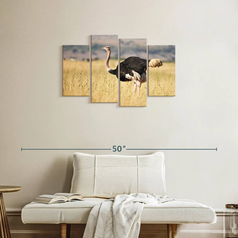 Wildlife Ostrich, H 22 po x l 36 po