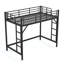 Lit mezzanine en métal avec échelles doubles et barrières de sécurité, échelle facile à monter-2135568822-2135568826