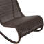Chaise berçante d'extérieur en osier Antigua-167879041