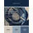 Machine Washable Templeton Donut Modern Abstract Rug in Blue – SkyBlue Binding-679155454