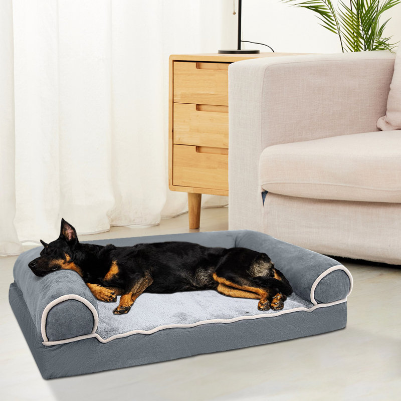 Lit pour chien Derizzo, Grand (l 29,5 po x P 16,7 po x H 5,5 po)