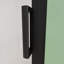 Porte de douche à charnière pivotante pliante semi-sans cadre 34 po X P 72 po H, verre trempé 1/4 po (6 mm), panneau pliable pour salle de bain, installation réversible, noir mat