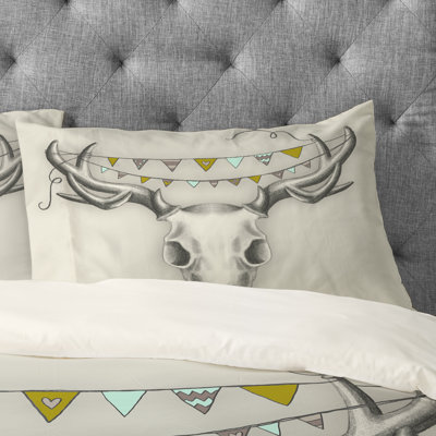 Wesley Bird Skull Pillowcase