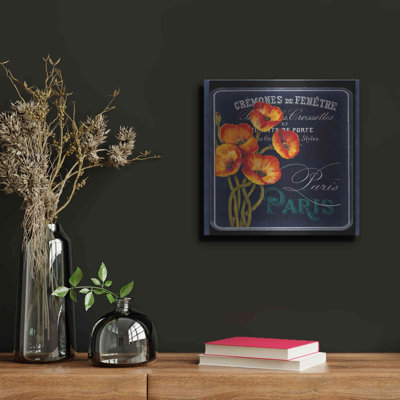 «Chalkboard Paris Collection E» par Studio W, art mural en métal