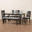 6 - Person Four Leg Dining Set-699082420-699082422