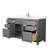 Beckett 60" Freestanding Single Bathroom Vanity with Cultured Marble Top-46032553-61129873-49797319