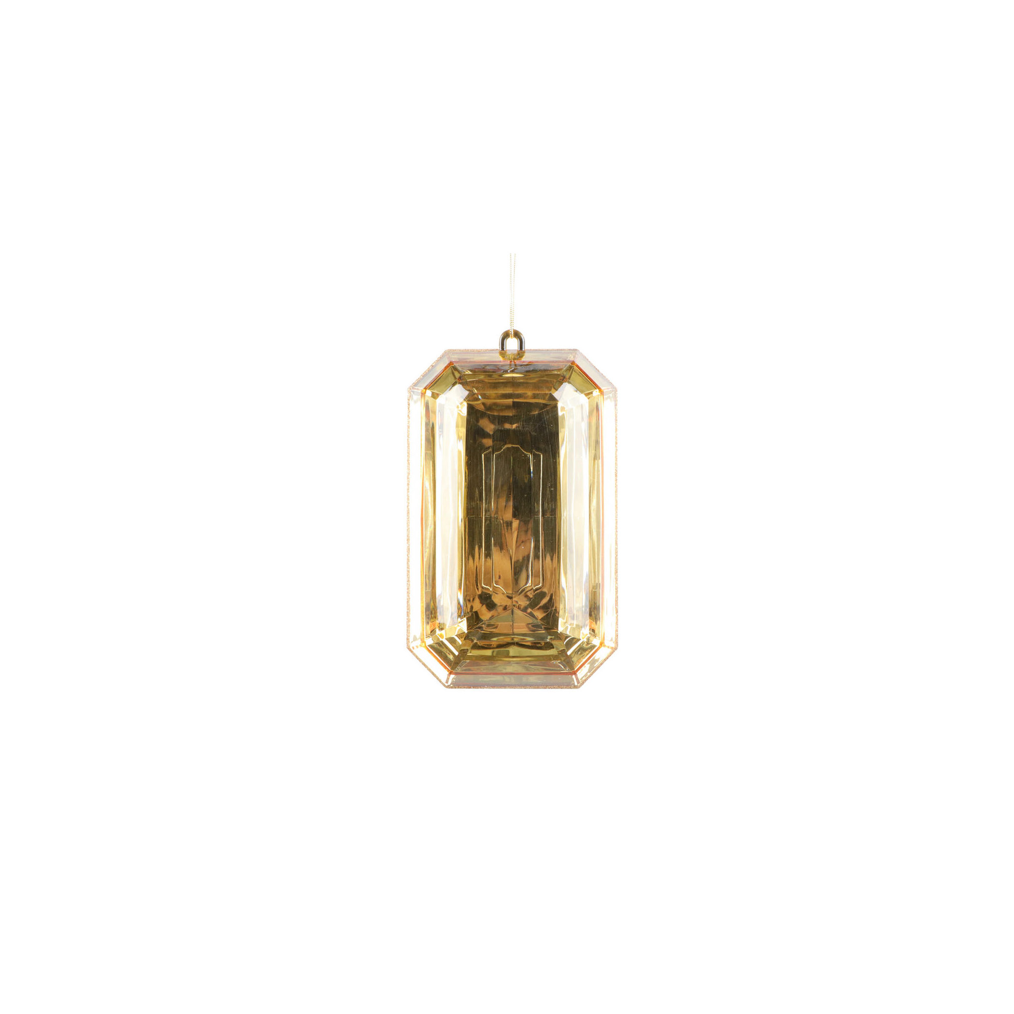 Mappsburg Jewel Glitter Ornament., Champagne