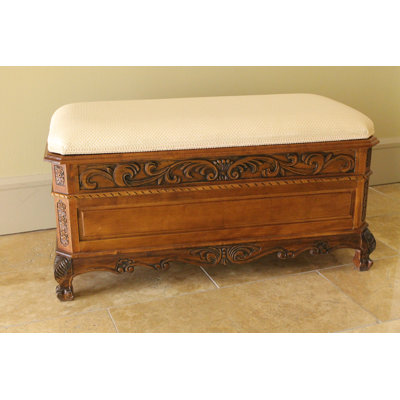 Aimiejit Polyester Blend Upholstered Storage Bench