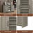 47"W Console Table, Buffet Table, Sideboard With Shelves And Cabinet Doors