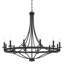 Mattheo 12 - Light Steel Candle Style Dimmable Wagon Wheel Chandelier-2128397160