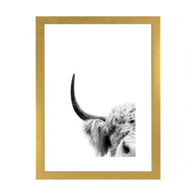 «Peeking Cow II» par Sissi & Seb - reproduction de photo
