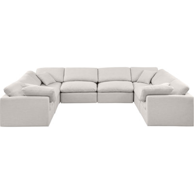 Itala Upholstered U-Shaped Sectional Reversible