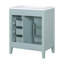 Ensemble de meuble-lavabo 30 po avec lavabo, armoire de salle de bain verte avec tiroirs, cadre et panneau de fibres à densité moyenne (ancien numéro de référence: N725S999222F)