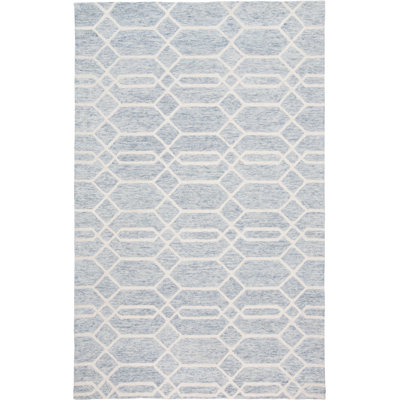 Binne Performance Hand Tufted Wool Geometric Indoor Rug