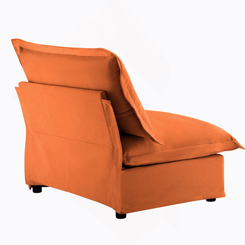Koala Armless Sofa - Orange