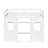 Twin Solid Wood Loft Bed With - White, Enhancing Bedroom Aesthetics White Size , Frame For Extra Support-1413615428-1413615430