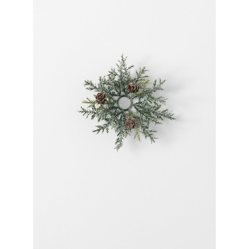 Couronne arborvitae artificielle 7 po