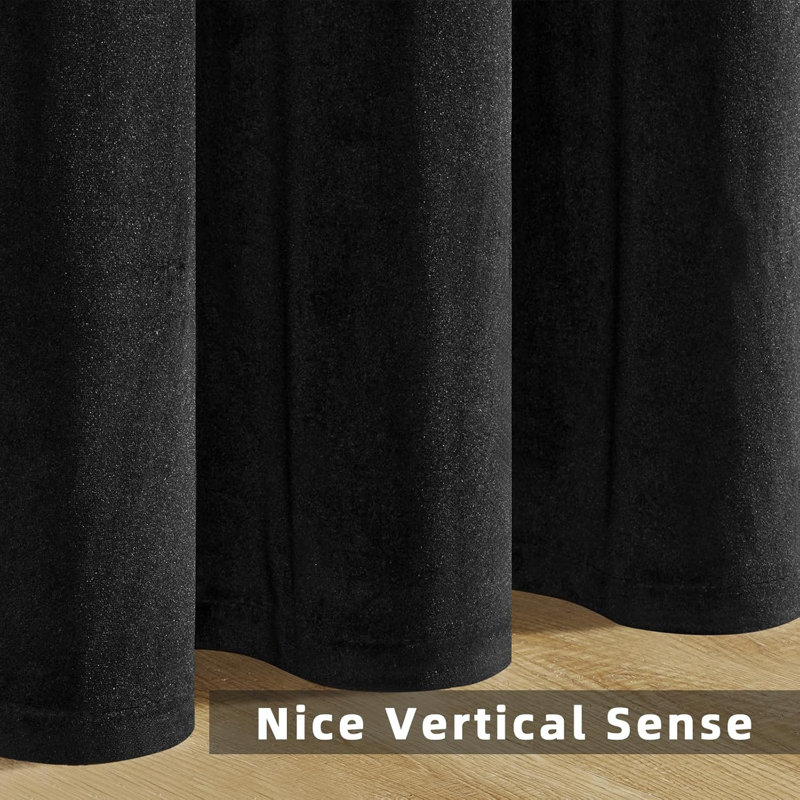 Black Velvet Curtains