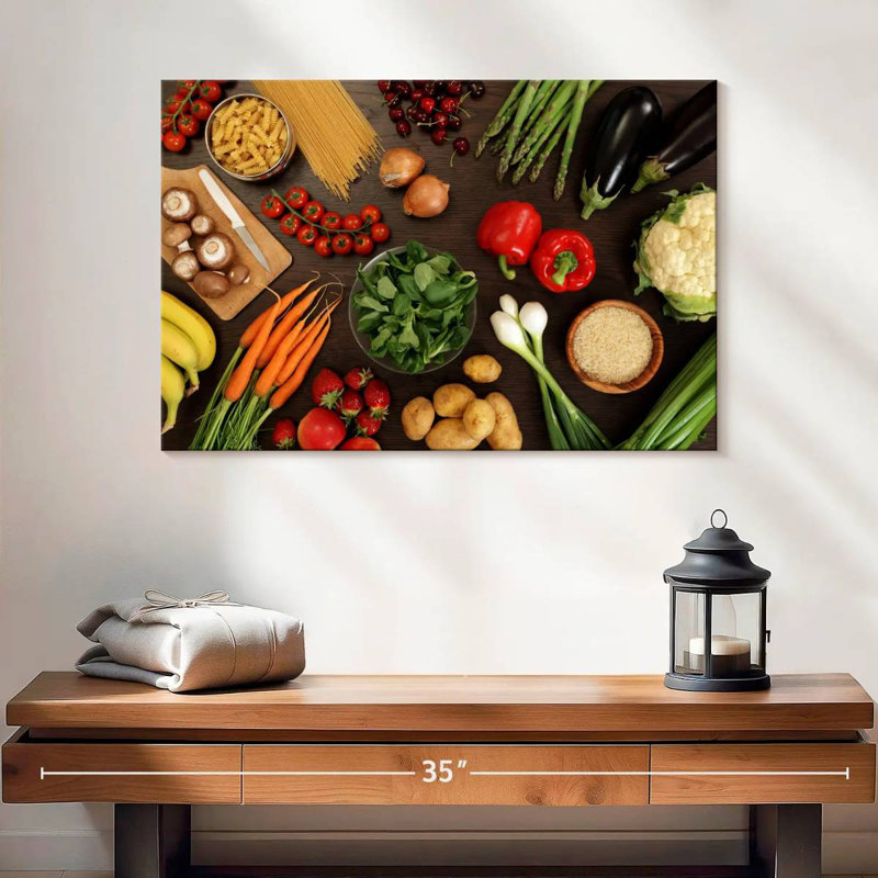 Yarlin Healthy Vegetables, 16" H x 24" W